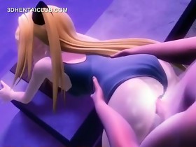 Anime legal age teenager sweetie gets fucked..