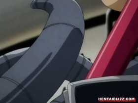 Supergirl hentai gets punished by taking a big..