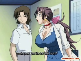 Shemale anime with bigboobs hot drilled a..