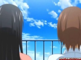 Virgin anime hot wetpussy pushing in the outd