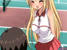 Cute manga schoolgirl gets her moist pussy..