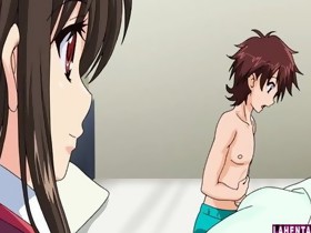 Manga schoolgirl gets fucked from behind