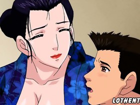 Hawt manga lesbian in photostudio