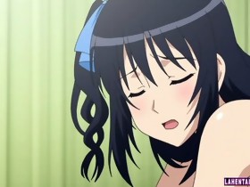 Anime girl sucks in sixty niner