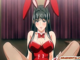 Bunny Japanese hentai with bigboobs footjob and..