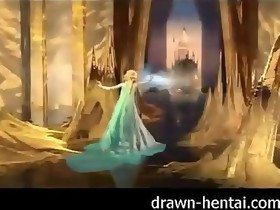 Frozen hentai - Elsa's wet fantasy
