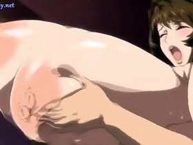 Anime lesbos freting their big milky mangos