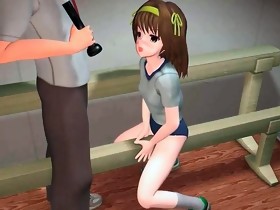 Hentai anime student fucked with a baseball bat