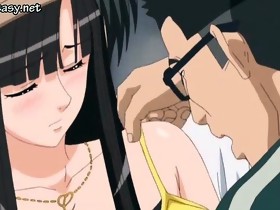 Gorgeous anime vixen getting rubbed