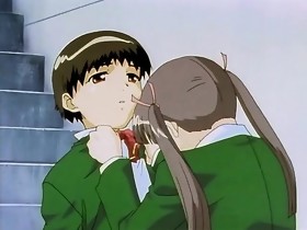 Innocent manga girl seducing her excited teacher