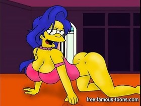 Marge Simpson manga parody