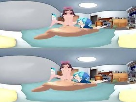 VR 3D 4K 360 - Mimiku and Kizuna - Episode 02