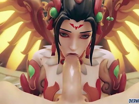 Giant ass Overwatch heroes getting pussy fucked..