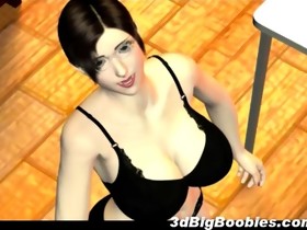 3D Breasty MILF Ready For Cock!