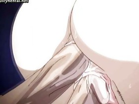Anime slut gets double penetrated