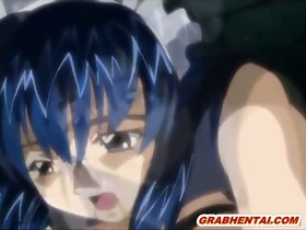 Thraldom anime maid with a muzzle brutally..